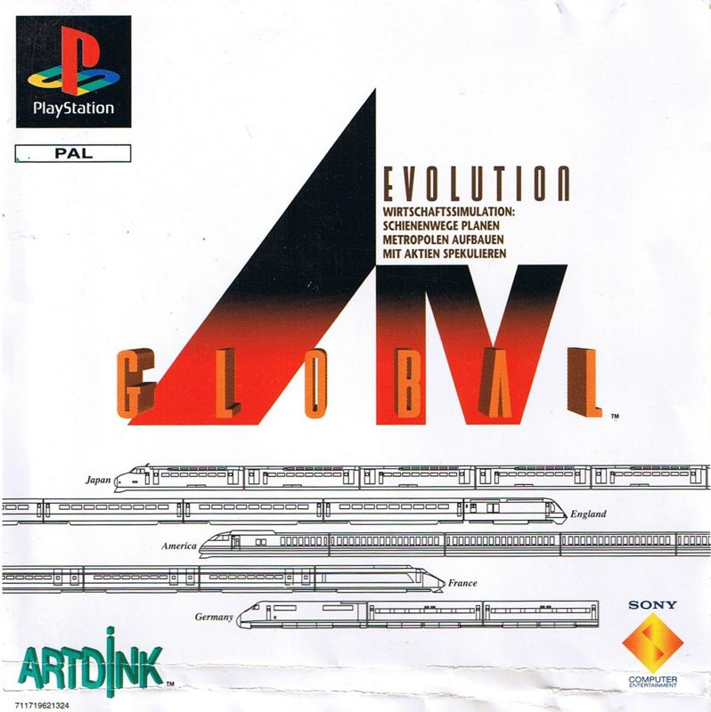 A-Train box art for Playstation